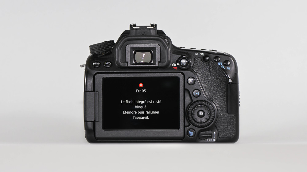 Err 05, le flash ne sort pas