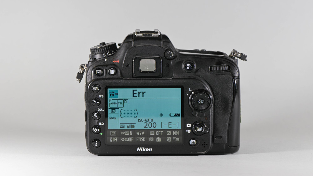 Message d'erreur : "Err"