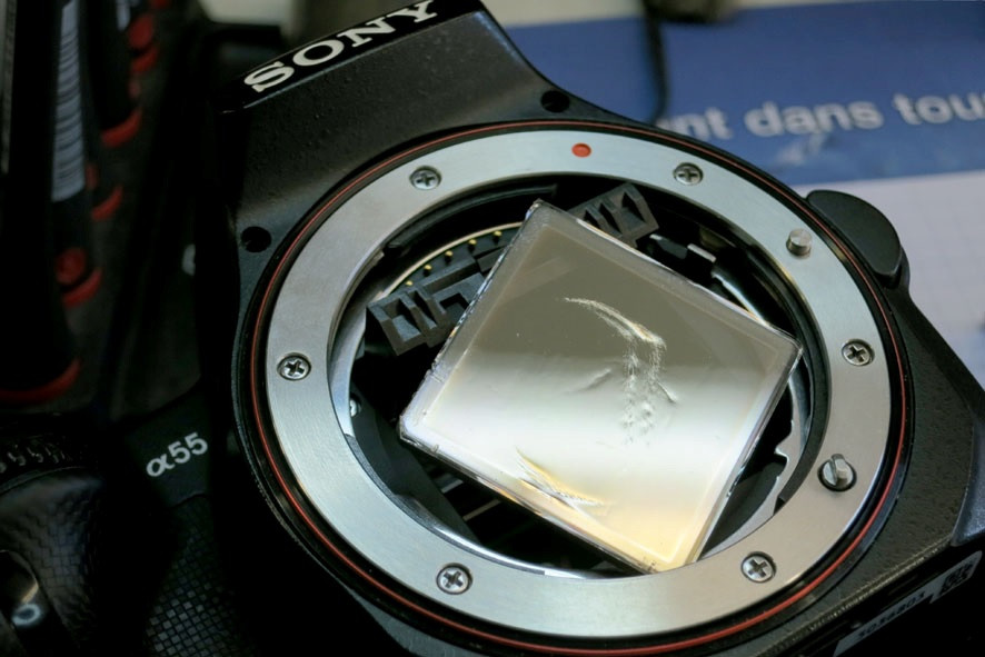 Miroir semi-transparent endommagé — Pannes fréquentes